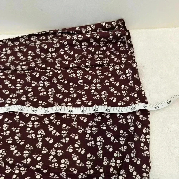 Boden Cut Out Midi Tea DressDark Burgundy, Sweet Daisy Size 10P - Picture 12 of 12